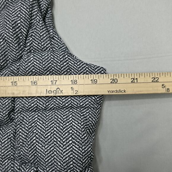 Lands End Womens Down Puffer Vest Small Herringbone Quilted Lightweight Outdoors - Picture 4 of 8